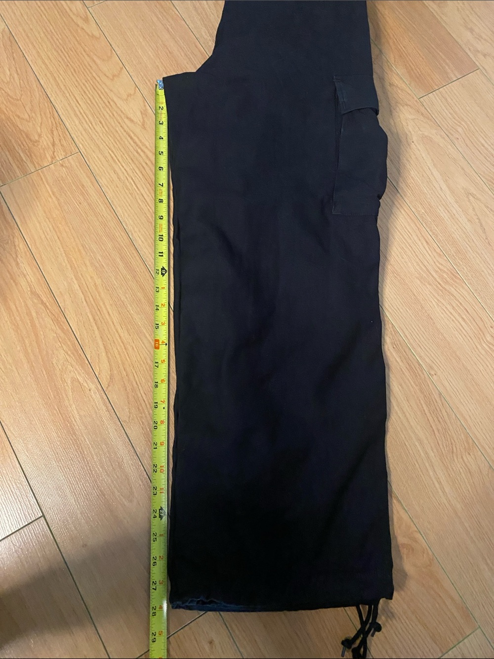 TNA Black Utility Cargo Pants with Wide Legs #14 - Picture 13 of 14